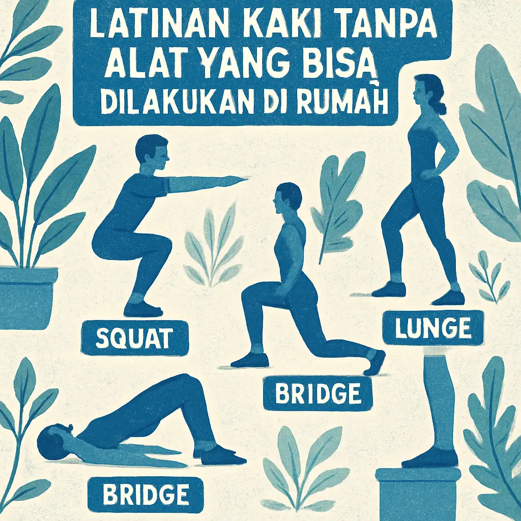 Latihan Kaki Tanpa Alat yang Bisa Dilakukan di Rumah